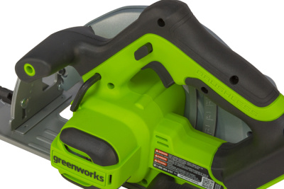 Циркулярная пила аккумуляторная Greenworks GD24CS (24В, без АКБ и ЗУ)