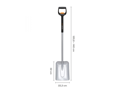 Лопата совковая телескопическая FISKARS Xact (120,8-140 см)