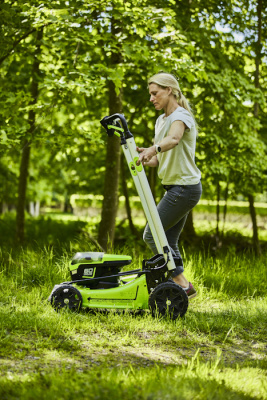 Газонокосилка аккумуляторная Greenworks GD60LM51SPK4 (60В, с 1хАКБ 4Ач и ЗУ) 51см самоходная