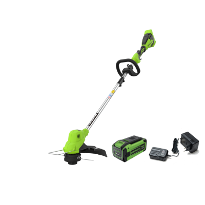 Триммер аккумуляторный Greenworks GD40LT (40В 1хАКБ 8Ач&nbsp;&nbsp;и ЗУ) 38см