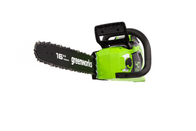 Цепная пила аккумуляторная Greenworks GD40CS18K4 (40В, 1хАКБ 4Ач и ЗУ) 40см