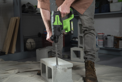 Перфоратор аккумуляторный Greenworks GD24SDS2 (24В, без АКБ и ЗУ)