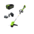 Триммер аккумуляторный Greenworks GD40LT (40В, 1хАКБ 4Ач и ЗУ) 33-38см