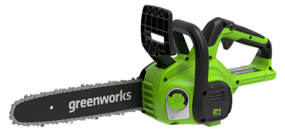 Цепная пила аккумуляторная Greenworks G24CS25 (24В, без АКБ и ЗУ) 25см
