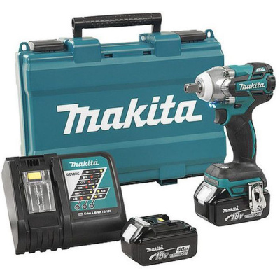 Гайковерт ударный DTW285RME BL motor аккумуляторный (2*4 Ah), MAKITA