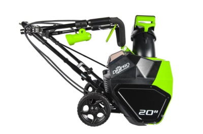 Снегоуборщик аккумуляторный Greenworks GD40SB (40В, с 1хАКБ 4 А-ч и ЗУ) 51см