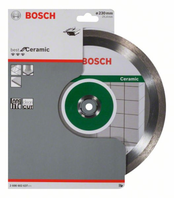 Круг алмазный 230-25,4 Best for Ceramic (керамика), BOSCH