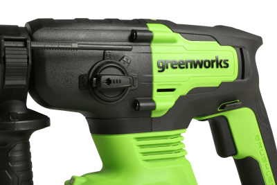Перфоратор аккумуляторный Greenworks GD24SDS2K4 (24В, с 1хАКБ 4А-ч и ЗУ) в сумке