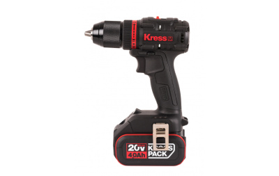 Аккумуляторная дрель-шуруповерт KRESS KUA71 20В, 60Нм, 4Ач х 2, ЗУ 6А, кейс