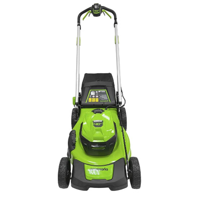 Газонокосилка аккумуляторная Greenworks GD40LM48SPК4 (40В, 1*АКБ 4А и ЗУ) 48см самоходная