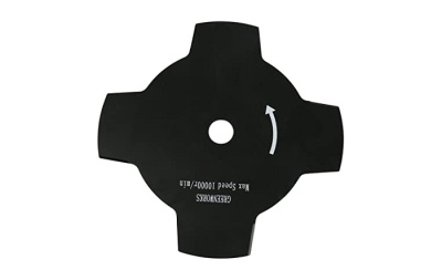 Нож стальной 4-х лопастной для триммеров Greenworks 40V, 60V, 80V, 82V