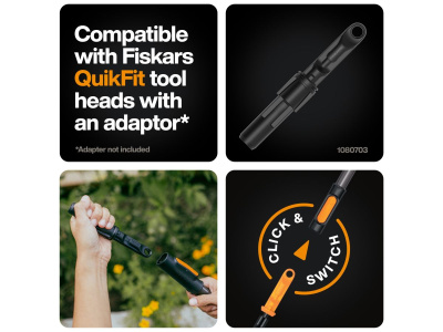 Черенок алюминиевый 161 см FISKARS OneClick L