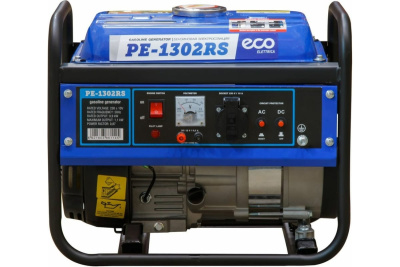 Генератор бензиновый ECO PE-1302RS (1,1 кВт, 220 В, бак 6л, 23кг)