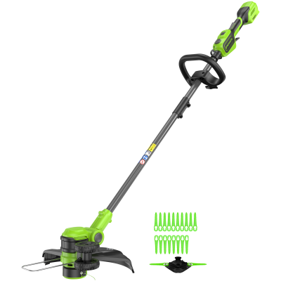 Триммер аккумуляторный Greenworks GD24LT331 (24В, 1хАКБ 4Ач и ЗУ) 33см