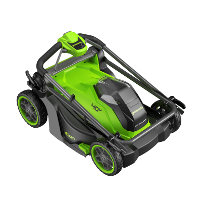 Газонокосилка аккумуляторная Greenworks GD40LM411K5 (40В, 41 см, 1хАКБ 5Ач и ЗУ)