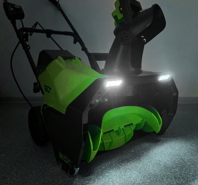 Снегоуборщик аккумуляторный Greenworks GD60PST (60В, без АКБ  и ЗУ) 51см