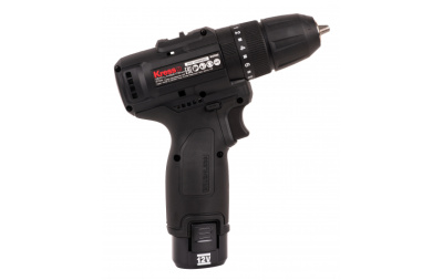 Аккумуляторная ударная дрель-шуруповерт KRESS KU362.2, 12В, 38Нм, 2Ач х 2, ЗУ, кейс