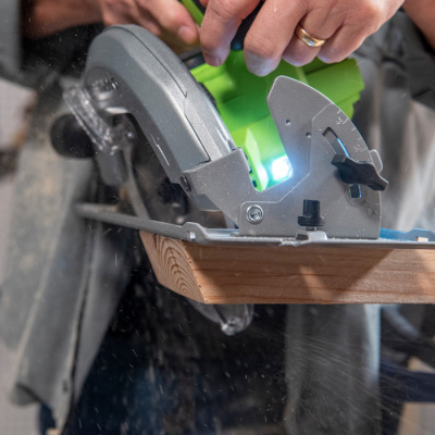 Циркулярная пила аккумуляторная Greenworks GD24CS (24В, без АКБ и ЗУ)