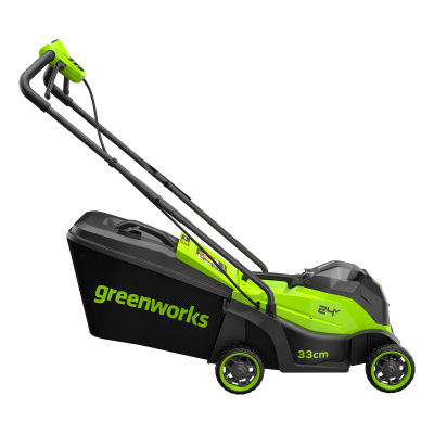 Газонокосилка аккумуляторная Greenworks GD24LM331 (24В, 33 см, без АКБ и ЗУ)