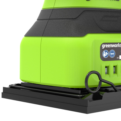 Плоскошлифовальная машина аккумуляторная Greenworks G24SS14 (24В, 1хАКБ 2Ач и ЗУ)