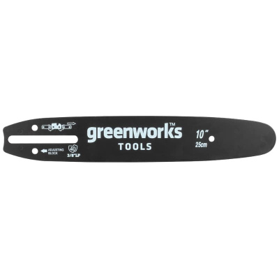 Шина для пилы Greenworks 25см(10") 3/8" 1.1