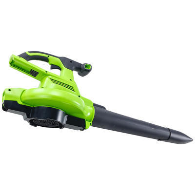Воздуходув-пылесос садовый аккумуляторный Greenworks GD40BVIIK5 (40В с 1хАКБ 5Ач и ЗУ)