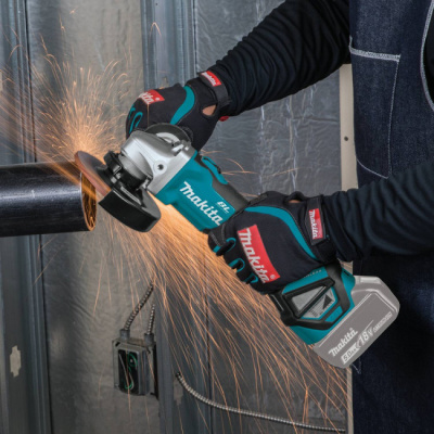 Углошлифмашина DGA511RT BL motor аккумуляторная 18V 125мм 1х5,0 Аh, MAKITA