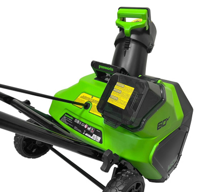 Снегоуборщик аккумуляторный Greenworks GD60PST (60В, без АКБ  и ЗУ) 51см