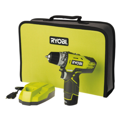 Дрель-шуруповерт аккумуляторная RYOBI R12DD-L13S