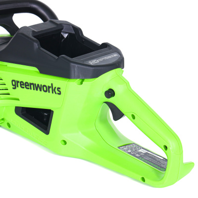 Цепная пила аккумуляторная Greenworks GD40CS20X (40В, 1хАКБ 8Ач и ЗУ) 40см