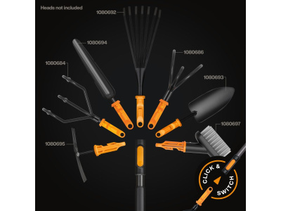 Черенок алюминиевый 29 см FISKARS OneClick S