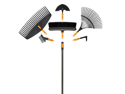 Грабли веерные для листьев FISKARS OneClick L без черенка