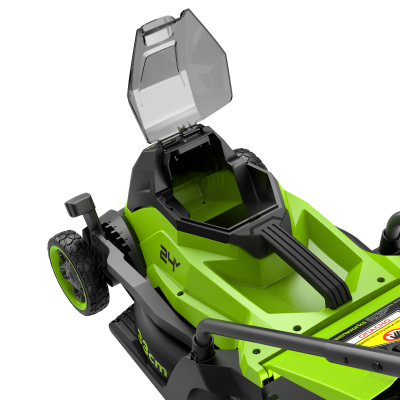 Газонокосилка аккумуляторная Greenworks GD24LM331 (24В, 1хАКБ 4Ач и ЗУ) 33см