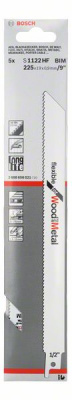 Пильное полотно для ножовки S 1122 HF 5шт. BOSCH