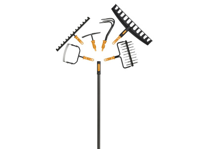 Грабли универсальные FISKARS OneClick без черенка