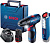 Шуруповерт аккумуляторный GSR 120-LI 30 Нм ( 2*2 Ah) чемодан + фонарь GLI 12V-300 LI, BOSCH