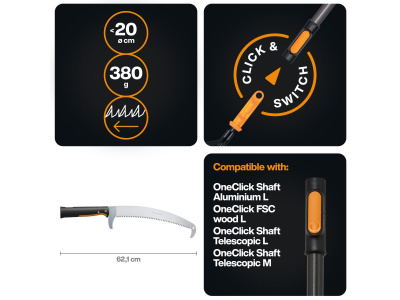 Пила изогнутая FISKARS OneClick