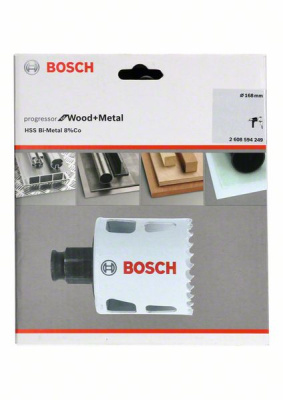 Коронка Progressor for Wood and Metal 168/44мм (древесина, металл), BOSCH