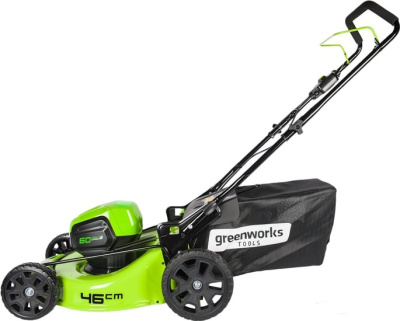 Газонокосилка аккумуляторная Greenworks GD60LM46HP (60В, без АКБ и ЗУ) 46см