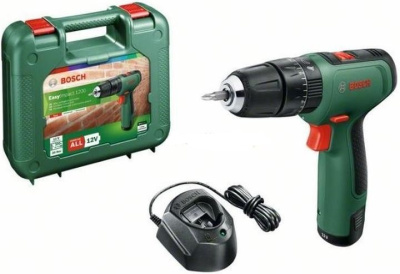 Шуруповерт аккумуляторный EasyImpact 1200 ударный (1*1,5 Ah), чемодан, BOSCH