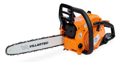 Бензопила Villartec SB 401 (шина, цепь 35см 3/8 1,3мм 52зв.-2шт, масло 0,5л PRO 2T и чехол д/шины)