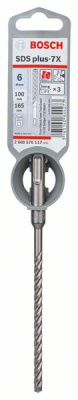 SDS Plus-7X бур, 6-100/165мм (1шт), BOSCH