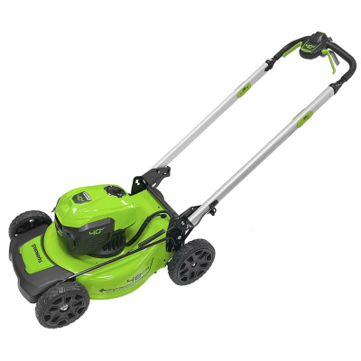 Газонокосилка аккумуляторная Greenworks GD40LM48SPК4 (40В, 1*АКБ 4А и ЗУ) 48см самоходная
