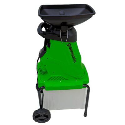 Измельчитель садовый электрический Greenworks GW-2800SD, 2800Вт с контейнером