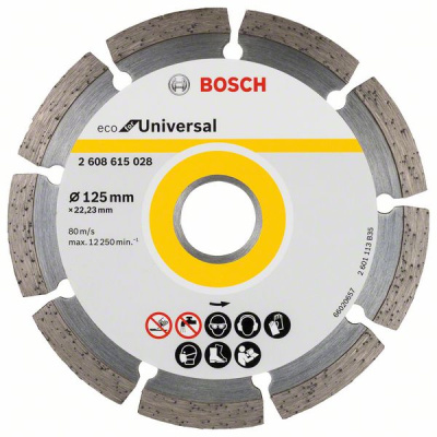 Круг алмазный 125-22,23 ECO Universal (универсальный), BOSCH
