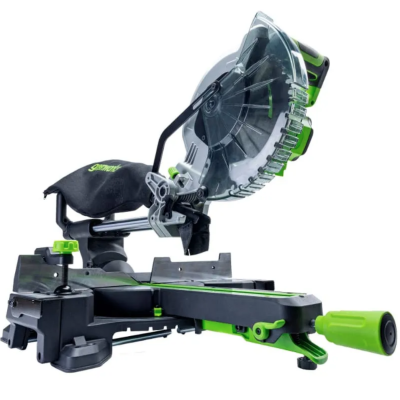 Пила торцовочная Greenworks GD24MS216 с протяжкой (24В, 1хАКБ 5Ач и ЗУ)