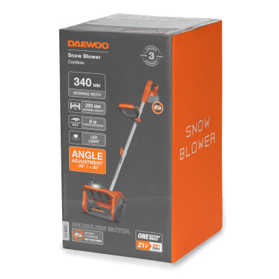 Снегоуборщик аккумуляторный DAEWOO DAST 3421Li