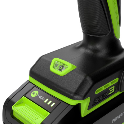 Дрель-шуруповерт аккумуляторная Greenworks DD345 (24В, 1хАКБ 4Ач и ЗУ)