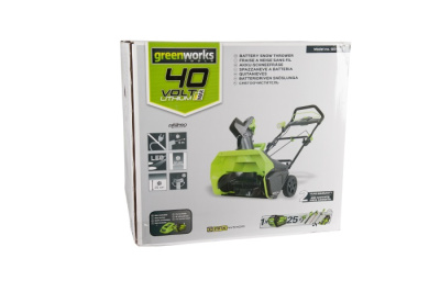 Снегоуборщик аккумуляторный Greenworks GD40ST (40В, без АКБ  и ЗУ) 51см
