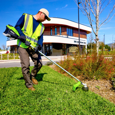 Триммер аккумуляторный Greenworks ST161S (82В, с 1хАКБ 5Ач и ЗУ) 43 см
